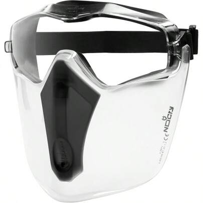 NoCry Safety Face Shield Mask For Work With Premium Anti Fog And Anti Scratch Technology - Durable ANSI Z87.1 Certified Grinding Face Shield With Extreme Impact Resistance