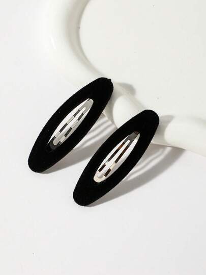 2 piezas Pinzas para el cabello de colores multicolor con diseño minimalista y peludo, accesorio versátil para uso diario, ganchos para el cabello, pasadores, barretas, accesorios para el cabello, accesorios para la cabeza, accesorios para el cabello para mujeres