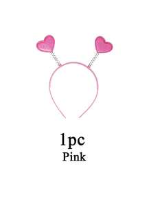 2 st. paljett-hjärtformat hårband, alla hjärtans dag-moderikt hårband, rött och rosa paljett-huvudbonad med cupidhuvuden, hårband med alla hjärtans dag-accessoarer för festtillbehör, romantiska håraccessoarer alla hjärtans dag, frierier, födelsedagar och nyårsfiranden, fest-/födelsedagsaccessoarer - Multifärgad - Visa 14