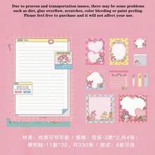 Sanrio 1本三丽鸥多功能组合便签本 - 适用于记笔记、手册、家居装饰、礼品装饰，适合生日、派对小礼物、游戏小奖品、婚礼祝福等场合，多功能便签 - 彩色 - 查看 16
