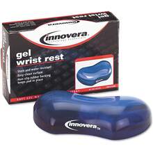Innovera Gel Mouse Wrist Rest, 4.75 X 3.12, Blue