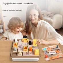 1pc Spring Children's Hide And Seek Tabletop Game, Cat Themed Spatial Planning And Logic Training Puzzle Toy, Holiday/Birthday Gift, Interactive Toy - Multicolor - View 5