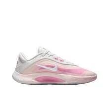 Zapatillas de baloncesto Nike A'One EP cómodas, versátiles y transpirables con tracción, unisex rosa y blanco - Rosa - Ver 2