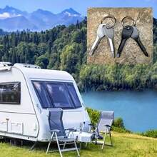 2 Piece Portable Screwdriver, Portable Multifunctional I-Beam Screwdriver - Flat Blade Screwdriver Screwdriver With Key Ring For Everywhere - Black - View 5