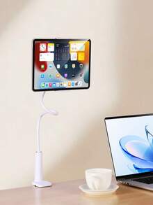 1pc 360° Rotating Universal Adjustable Gooseneck Slouchy Smartphone Holder, Head-Mounted Phone Stand, Dual Clip Bracket, Compatible With 4-7 Inch Phones, Reserved Charging Port, Suitable For Living Room, Bedroom, Kitchen, Bathroom And Other Various Scenes, Best Choice For Gift - Multi-color Upgraded Version - View 4