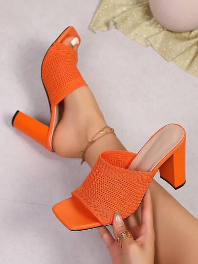 Women's Fashionable White High Heel Sandals With Lace-Up, Wedding Party High Heels,Summer Outfits
