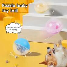 1pc Pet Treat Dispensing Rolling Toy, Interactive Dog Feeder Promotes Mental Stimulation And Dental Health, Training Snack Dispenser