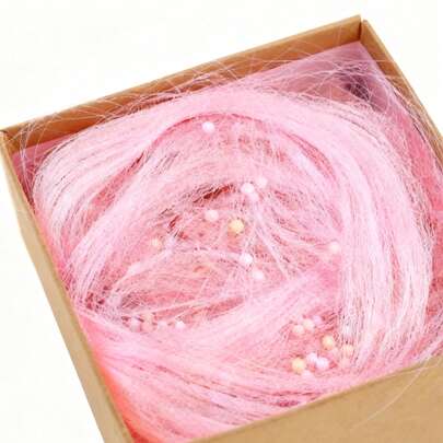 1 Confezione 20g, Riempitivo per Scatole Regalo, Riempitivo Colorato con Palline di Schiuma, Riempitivo Regalo Personalizzato, Utilizzato per Riempire Scatole Regalo e Cestini Vuoti. Riempitivo Regalo, Utilizzato per Confezioni, Forniture per Feste e Decorazioni, Può Essere Utilizzato per Sigilli per Matrimoni e Confezioni Regalo per la Festa della Mamma (Bianco, Rosa)