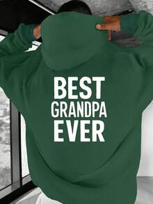 Mejor Conjunto de Abuelo - Sudadera Casual de Talla para Hombre con Estampado Mejor Abuelo, Sudadera Roja, Adecuada para Amantes de Abuelo, Sudadera de Abuelo, Talla - Negro - Ver 9