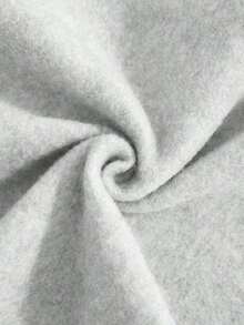 2025 HoodiesLetter Retro Retro English Back To School Season PRAY WAIT TRUST GOD HAS A PLAN Back To School Women Fits Women's Casual Hoodies-Autumn/Winter New Arrival: Long-Sleeve Hooded Sweatshirt For Men And Women-F91Loose And Comfortablewinter Clothes For Women - 灰色 - 查看 4