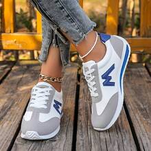 FZY Women's Walking Shoes - Anti-Slip Rubber Outsole, Shock-Absorbing Midsole & Moisture-Wicking Lining Lightweight Running Sneakers For Women - Breathable Knit Upper, Cushioned Heel For 5K Runs & Gym Workouts Women's Yoga Sneakers - Flexible Sole, Arch Support & Non-Marking Rubber For Studio Sessions & Casual Wear - 藍色 - 查看 1