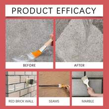 Pegamento impermeable transparente para fugas, sin romper ladrillos, baño, cocina, revestimiento de azulejos, agente impermeable - 2 piezas - 100 g - Ver 11