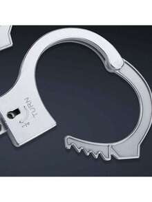 假手铐，警察局长与小偷角色扮演道具，有趣的派对游戏物品，适合作为生日、圣诞派对用品、警察派对、服装