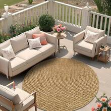 1pc Round Pineapple Shape Area Rug, Versatile Decorative Floor Mat For Patio, Yard, Bedroom, Living Room, Home Decor, Washable Carpet For Autumn/Winter - Multicolor - View 6