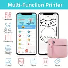 1pc Portable Wireless Mini Printer - Wireless Photo, Label, Note Printer, USB Powered, Compact Thermal Printer, Stylish Discount, Compatible With Smartphones, Tablets, Laptops - Suitable For Home, Office, Travel, Gifts - Compatible With Pinterest, Labels, Notes, Photos, Office Supplies, Fashionable Design, Structure, Office Personnel, Thermal Printer, Mini Printer, Portable Printer, Photo Printer - Multicolor - View 6