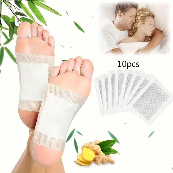 10pcs/Pack Deeply Cleansing Foot Pads, Foot Care Adhesive Pads For Relaxation