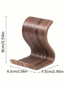 حامل هاتف محمول خشبي محمول لعام 2025، حامل كسول إبداعي للآيباد واللوحات، حامل هاتف محمول عام لمشاهدة التلفزيون والفيديوهات، مناسب للمكتب والمنزل والدراسة - متعدد الألوان - مشاهدة 3