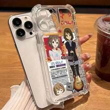 Adorable Anime Popular Band K-ON Phone Case Compatible With  16 15 14 13 12 17 Pro Max X XR XSMAX 8 32 Plus, Shockproof Transpart Soft Back. Hallowe Accessories. Hallowe Fall  17 Pro Case Cover Fundas  Cute Phone Case Matching Phone Cases Anime Phone Case  14 Cases.Halloween Accessories.Case ForCase For - Trộn màu 4 - Xem 6