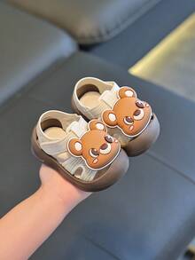 1 paire de chaussures pour bébé garçon tout-petits 2026 Nouveau-né, 0-3 ans. Sandales de sport décontractées à semelle souple pour l'été pour nourrissons - Blanc - Voir 2