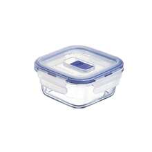 Luminarc Pure Box Active 方形密封保鮮盒，10厘米，12x12x6.2厘米 - 38厘升 Pure Box Active 亮面款，可微波爐加熱，可冰箱冷藏，耐熱衝擊，帶4個密封圈和閥門的蓋子，易於清潔，法國製造，可用洗碗機清洗，48/72小時內送達 - 彩色 - 查看 1