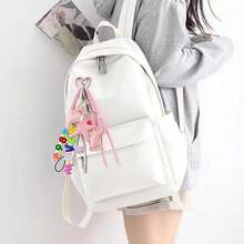 20 Stücke bunte Nylon-Seil Schlüsselanhänger Anhänger Bastelset, handgeflochtenes Seil DIY Anhänger Zubehör für Handtasche, Rucksack, Geldbörse Dekoration, perfekt für Weihnachten, Thanksgiving - Gemischte Farben - Übersicht 6
