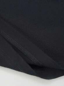 Camiseta de talla grande para hombres, diseño estilo diario de infancia, apariencia vintage Loded Diper, (1 pieza), camiseta casual con estampado, cuello redondo, manga corta, adecuada para salir, regalo, verano, unisex - Negro - Ver 5