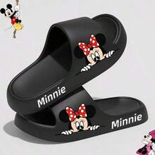 1双，史迪奇天使优雅卡通EVA男女通用拖鞋 - 夏季厚底拖鞋，柔软鞋垫，趣味设计EVA凉鞋，家居拖鞋，情侣拖鞋，男女通用 - 彩色 - 查看 1