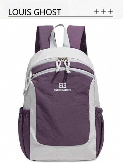 3-Color Minimalist Multifunctional Backpack Set | Unlocking The Versatile Aesthetics Of Urban Travel. Elastic Cord System * Multi-Pocket Layered Design - One Set Can Handle Various Scenarios Like Campus Commute And Outdoor Travel. Front Elastic Mesh Pocket For Easy Access To Campus Card.