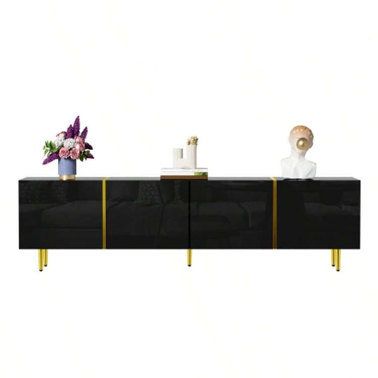 Meubles TV et centres de divertissement - Noir + MDF + 40-49 pouces - Voir 1