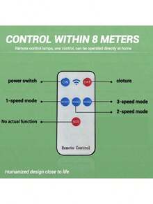 1 件太阳能供电 106 LED 户外壁灯，适用于户外墙壁、庭院、花园（基本款）圣诞装饰、圣诞灯、仙女灯 - 白色 - 查看 5