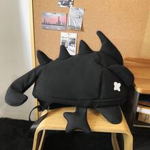 Shark Backpack, Large Size With Large Capacity (45x31x22cm), Creative Monster Backpack, Cartoon Backpack, New Style, Novel And Unique Backpack, School Backpack For Primary And Secondary School Students, Unisex, Suitable For Students, Travel Backpack With Large Capacity. - 黑色 - 查看 7
