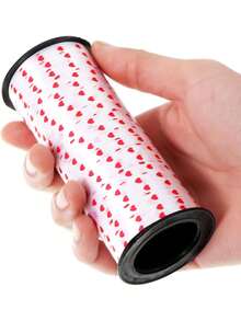 1 Rollo de cinta con estampado de corazones, cinta decorativa para fiestas, cordón trenzado para empaquetar regalos de estilo coreano con flores, cinta para decorar pasteles, cajas de cumpleaños, ramos, empaquetar regalos, cinta de satén para flores, vuelta al colegio y San Valentín - Multicolor - Ver 5