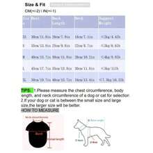 1件狗狗可爱爱心图案睡衣，适合泰迪犬和小型犬，秋冬季 - 芥末黃 - 查看 2