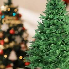 Adornos navideños de terciopelo con forma de lazo, adornos clásicos de campana, elegantes decoraciones colgantes para el hogar - Verde - Ver 5