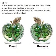 1/3件装亚克力四叶草装饰品，波西米亚风格，带巫师帽和小矮人图案，适合家居、办公室、爱尔兰主题幸运装饰，2D - 多色 - 查看 8