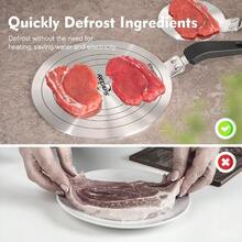 5.12 Inch Stainless Steel Induction Adapter Plate For Electric Gas Glass Cooktop Induction Heater Diffuser For Moka Pot Glass Bowls Sauce Pan - 不銹鋼 - 查看 5