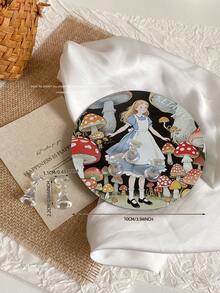 Decoraciones de arte de uñas - Placa base magnética de metal con diseños impresos de mariposas y princesas de colores, puntas de uñas variadas, soporte de exhibición de arte de uñas coreano, accesorios y suministros personales DIY para fotografía