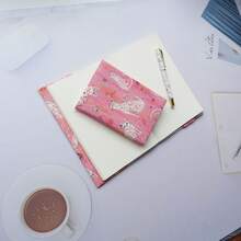 1个A5/A6斑点猫系列书套，计划本保护套，日记本保护壳，办公文具用品，赠送1张布艺索引贴纸