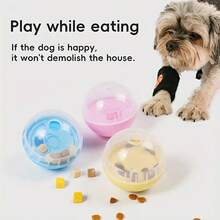 1pc Pet Treat Dispensing Rolling Toy, Interactive Dog Feeder Promotes Mental Stimulation And Dental Health, Training Snack Dispenser