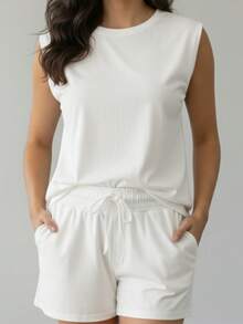 Conjunto feminino levinho casual básico verão