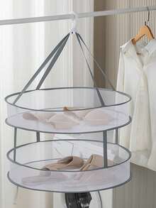 Home & Living,Laundry Double-Layer,Clothes Drying Net, Drying Net Pocket, Household Clothes Basket, Underwear, Socks, Jumpers Drying God, Foldable Drying Racks,Portable, Multi-Functional Clothes Drying Net,Home Essentials.