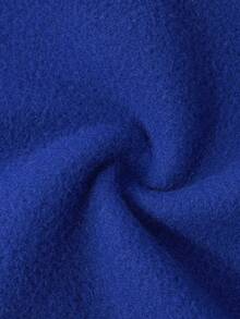 Boys' Letter Print Baseball Jacket And Pants Set - Blue - View 10