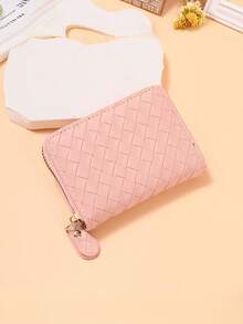 1pc Creative New Fashion PU Leather Woven Accordion Card Holder, Minimalist Compact Portable Card Case With Multiple Card Slots Anti-Theft, Coin Purse, Can Hold Bank Cards, ID Cards, Membership Cards, Driver's License, Business Cards, Tickets, Coins, Keys And Other Items, Suitable As Valentine's Day Gift, Christmas Gift, Classmate Gift, Teacher Gift, Souvenir - Multicolor - View 14