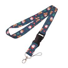 CX Christmas Lanyard Business Credit Horizontal Card Holder Neck Strap Keychain Hang Rope ID Badge Holder Lariat Lasso Bag Charms Car Accessories Teacher Friend Sister Gift Ideas - Multicolor - View 32