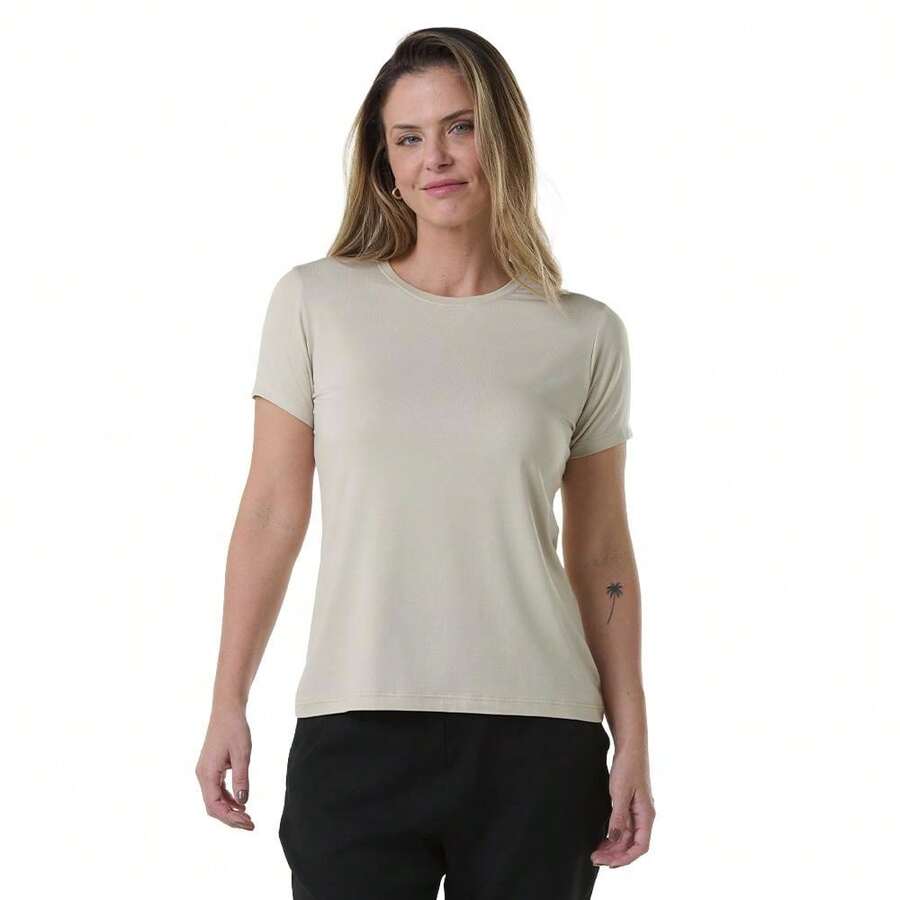 Mirante Camiseta Modal  Feminina - Visão 1