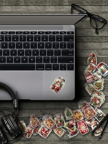 50 Stück Weihnachts-Flaschen-Themen PET 2D Flach-Aufkleber Pack, nicht wiederholend, delikate Dekoration, abnehmbar, hinterlässt keine Rückstände, perfekt für Klassenprämien, Weihnachtsgeschenke, Feiertagsgeschenke, Partys und Heimdekoration, Geburtstagsgeschenke, Laptop, Auto, Gepäck, Roller, Handbücher, Tassen, Tablets, Notizbücher, Wasserflaschen, Handyhüllen, hochauflösender Muster, leuchtende Farben, tolle Geschenke für Studenten, Jugendliche, Büromitarbeiter - Verschiedenfarbig - Übersicht 8