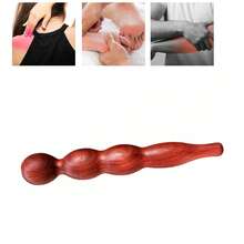 1 Set Natural Wooden Massage Stick - Multi-Functional Wooden Massage Tool For Relaxation, Fatigue Relief, Foot Soothing, Serves As Gua Sha Tool For Full Body Massage - Multicolor - View 4