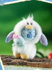 Caja ciega de peluche de fiesta animal de Lilo y Stitch, con adorables llaveros de Stitch disfrazado en varios temas de animales (cordero, cerdito, panda, koala, pato y talla grande), material de peluche suave y esponjoso, tacto delicado, detalles intrincados en disfraces y expresiones faciales, coleccionable sorpresa con selección aleatoria, posibles estilos ocultos para mayor emoción, accesorio de llavero resistente, perfecto para decorar bolsos, llaves, mochilas o como decoración de escritorio, ideal para fans, entusiastas de Lilo y Stitch, adolescentes, excelente para regalos (cumpleaños, fiestas, recuerdos), costura de alta calidad para durabilidad, imprescindible para coleccionistas de juguetes de peluche. - Multicolor - Ver 9