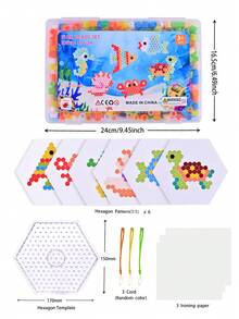 401/613/706 piezas Kit de cuentas de fusión grandes de 10mm con diseños de océano, frutas y dinosaurios, patrones de diferentes colores para manualidades y artes del hogar, cuentas de fusión para manualidades como regalos de Navidad y cumpleaños (colores de accesorios aleatorios)
