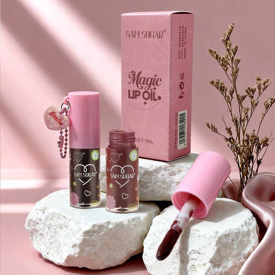 Son bóng 3D Love, serum dưỡng ẩm môi giúp giảm nếp nhăn môi. - Nhiều màu - Xem 1